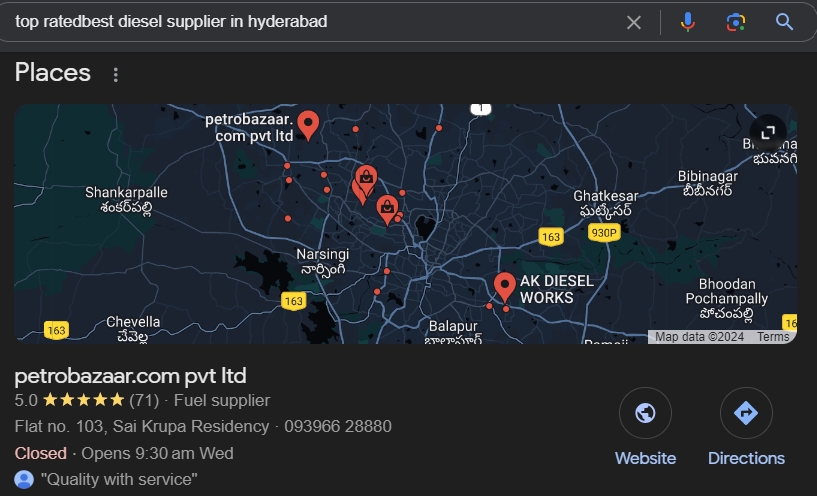 Diesel price in Hyderabad. 11-09-2024.