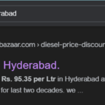 The image shows highest rated petrol supplier in Hyderabad, Telangana.