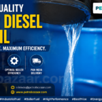 Premium Boiler Diesel Fuel Oil being dispensed from a storage tank for industrial boiler applications. Petrobazaar supplies high-calorific, clean-burning boiler fuel oil across India at competitive prices with reliable bulk delivery.