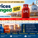 LPG prices unchanged in India effective 16 October 2026 – PetroBazaar.com price analysis by Srinivas Chowdary Sunkara.